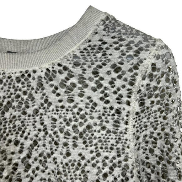 Free People We The Free Green Mesh Top Size Small - Picture 4 of 11